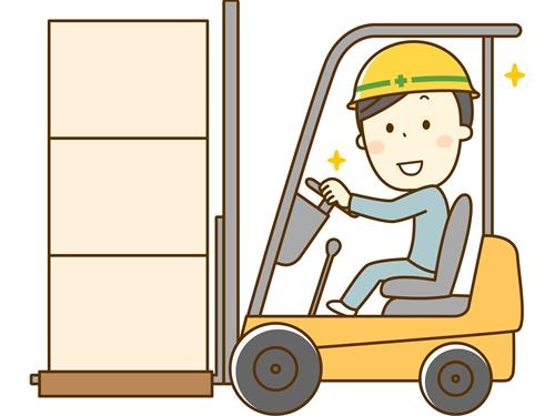 カウンターフォークリフト作業