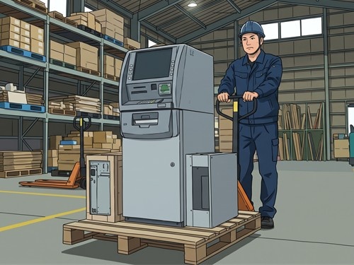 ハンドフォークリフト作業