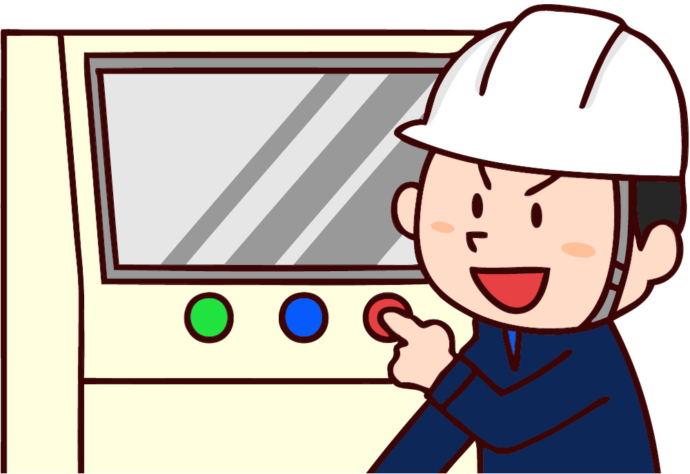マシンオペレーターのイラスト
