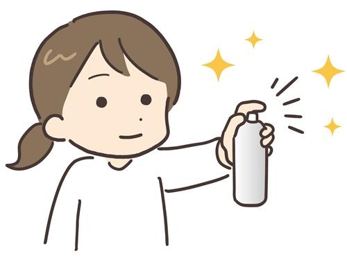 スプレーの噴霧検査