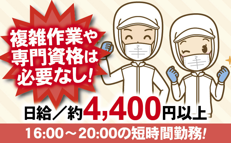 ⑳冷凍生地製造・清掃作業