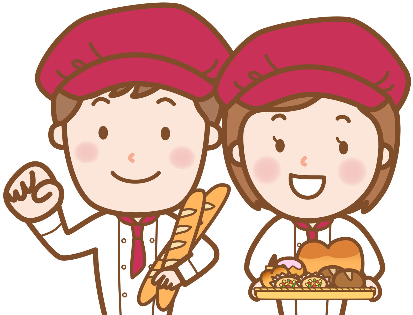 パン屋さん　イラスト