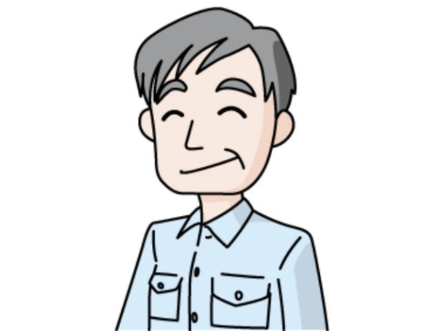 作業着　中高年　男性