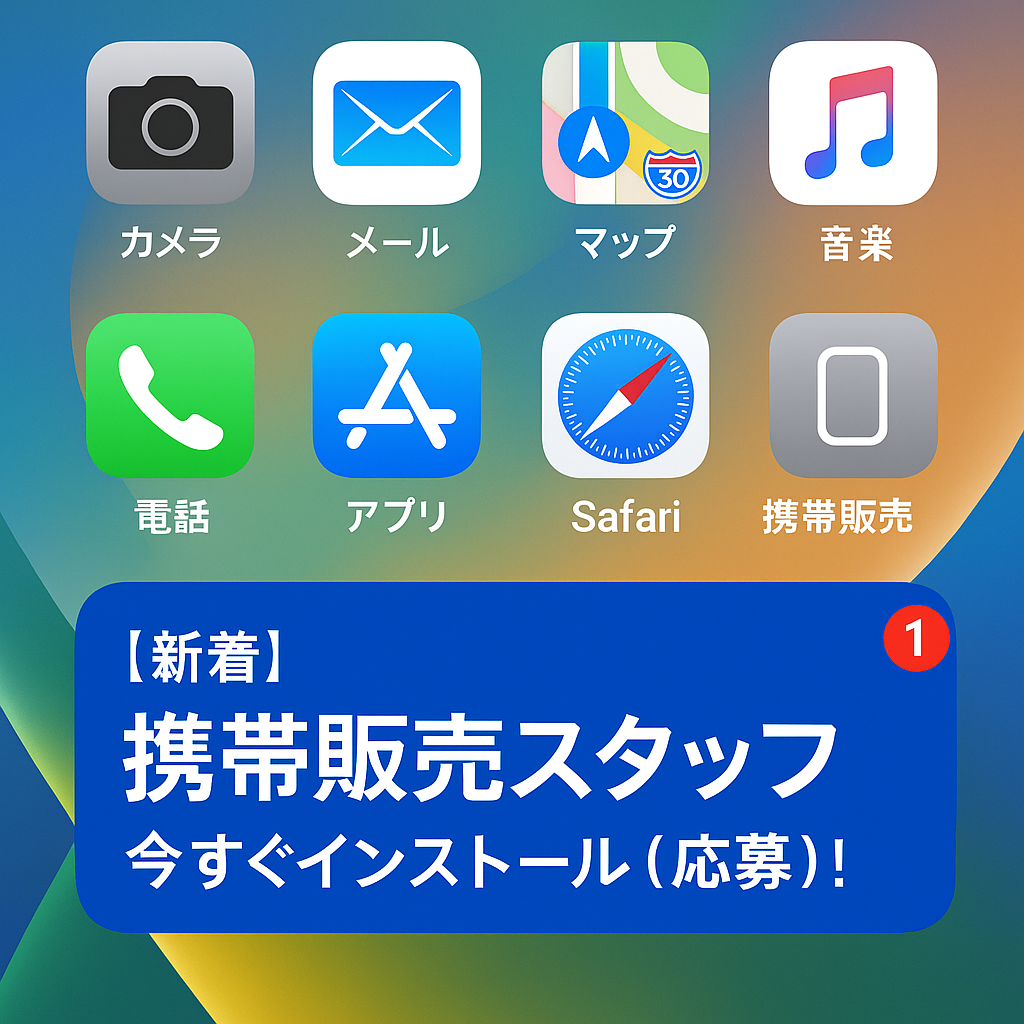 携帯販売スタッフ