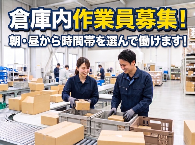 倉庫内作業員募集