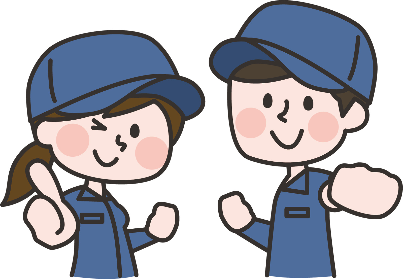 製造スタッフ　イラスト