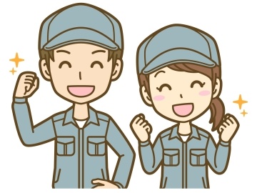男女作業員 イラスト