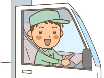 トラックドライバー イラスト