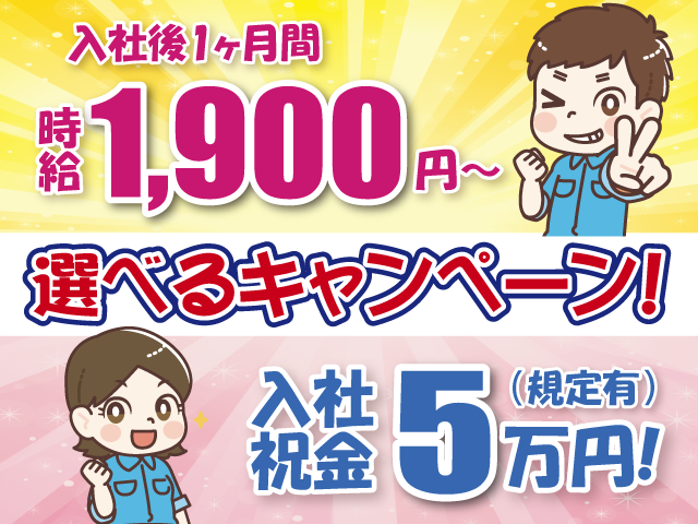 選べるキャンペーン実施中2