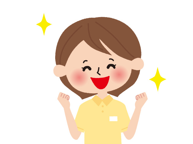 ポロシャツ着た女性のイラスト