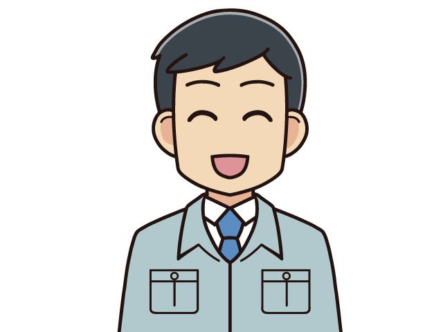 作業着男性